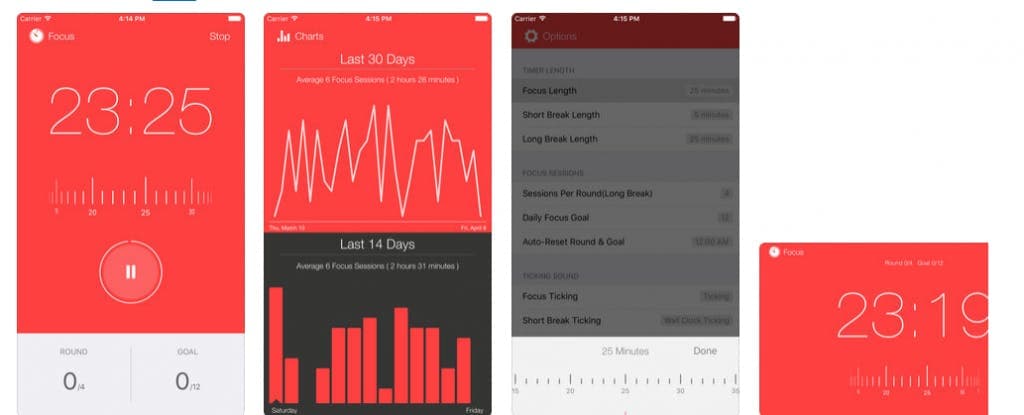 Screenshot of Focus Keeper