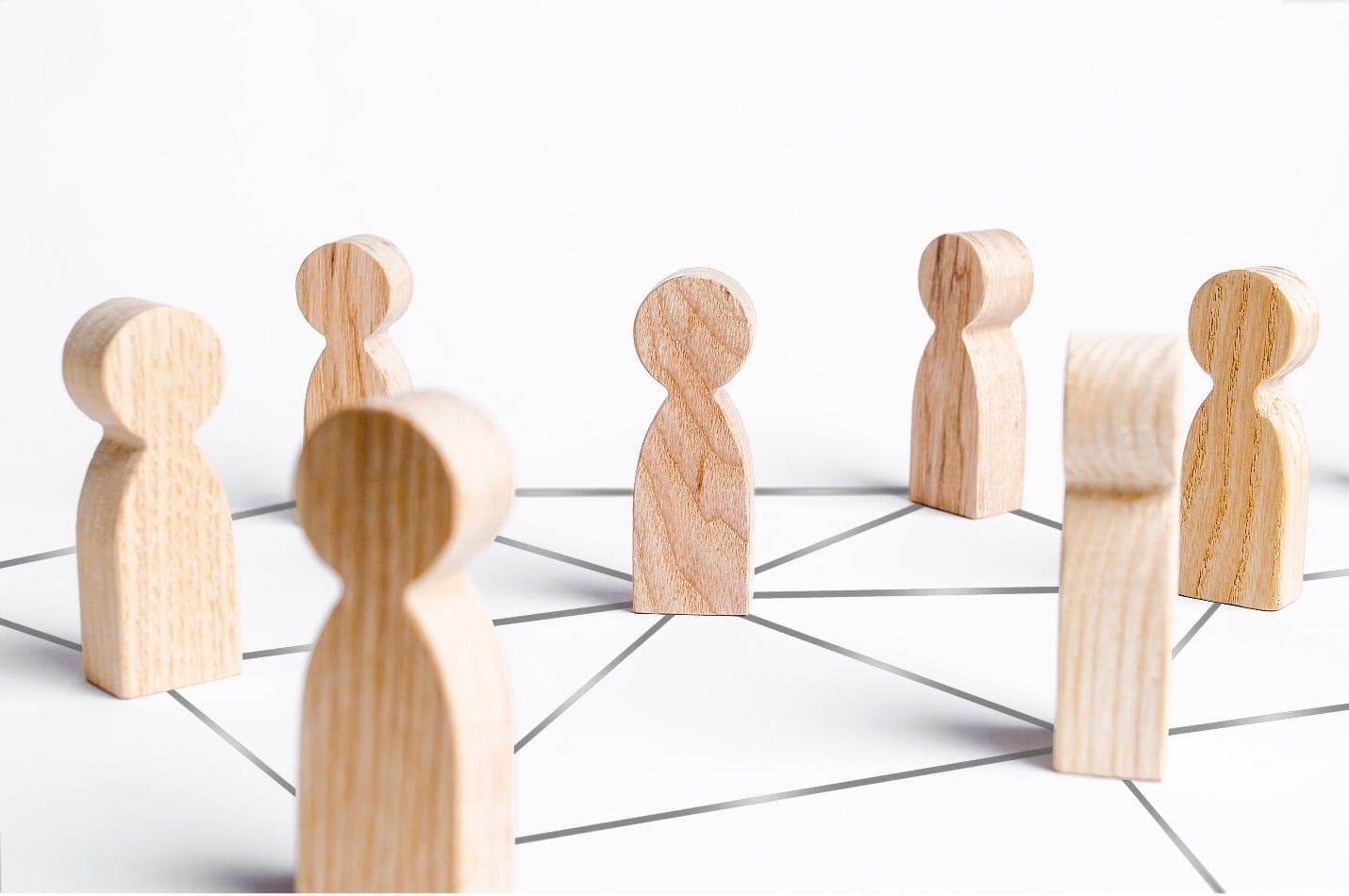 Wooden human figurines.