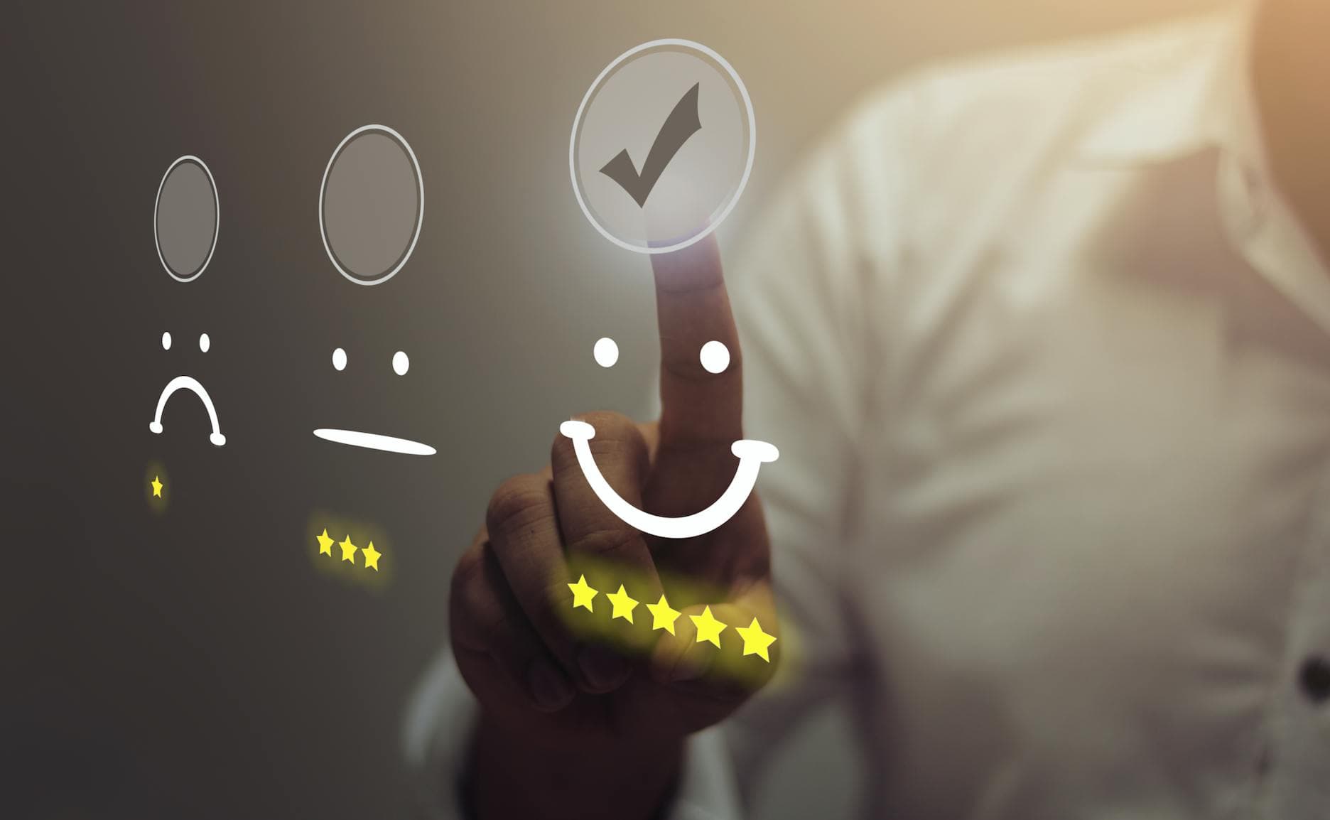 reputation management five star customer score 