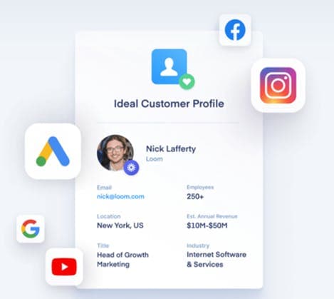 Ideal customer profile Clearbit sales intelligence tool