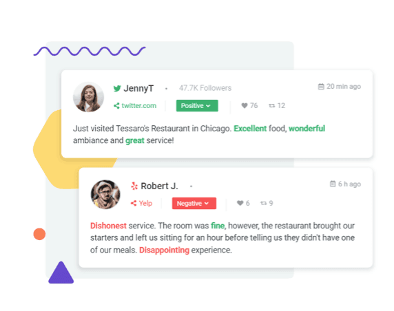 A Brand24 screenshot for a blog about the top social listening tools. 